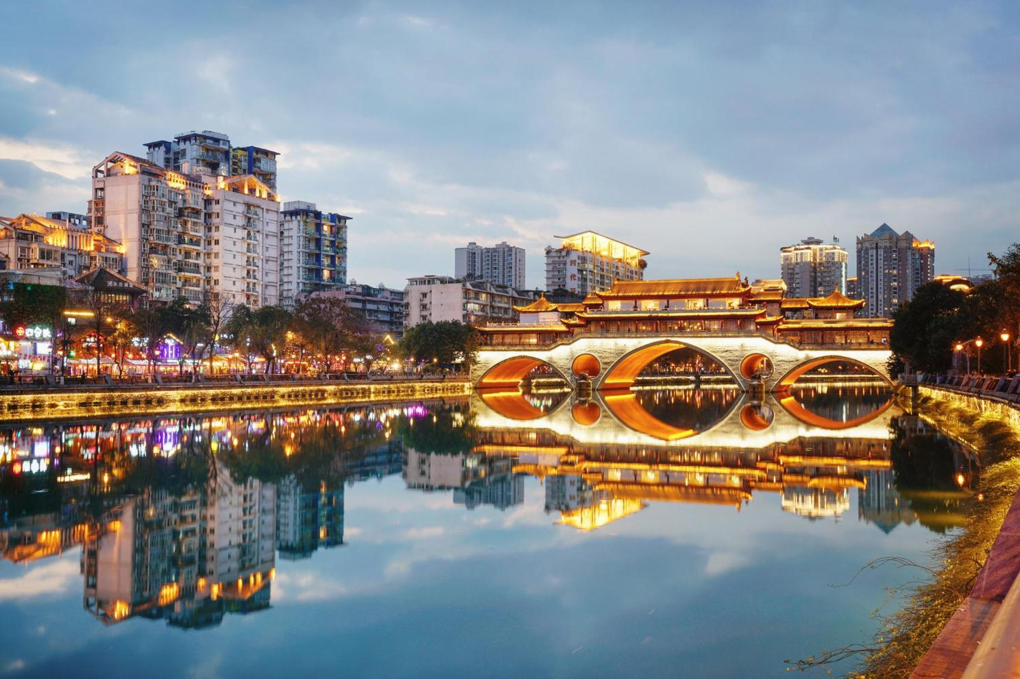 Hotel Crowne Plaza Chengdu West By Ihg Exterior foto