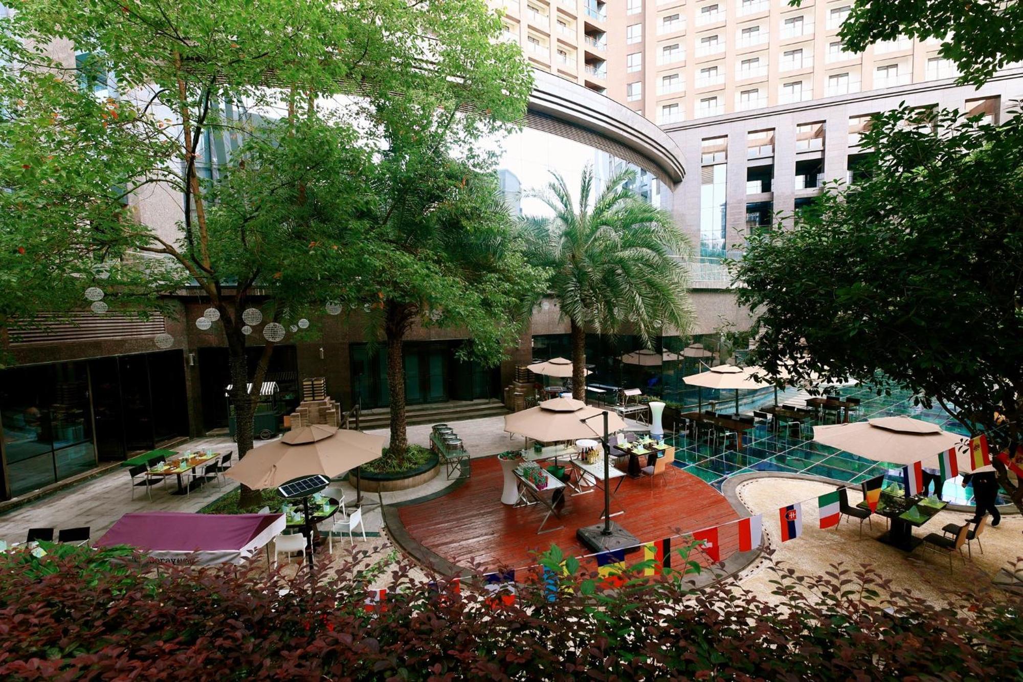 Hotel Crowne Plaza Chengdu West By Ihg Exterior foto
